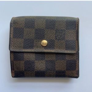 SALE‼️ Louis Vuitton Damier Ebene Elise Wallet